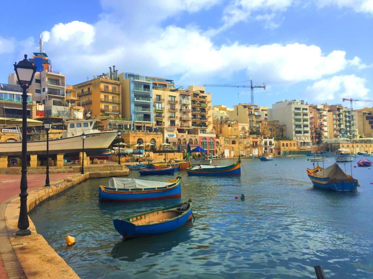 Luxury Garden View At Spinola Bay St Julians Appartement San Ġiljan Buitenkant foto